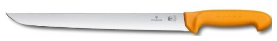 Нож для отбивной и стейка Victorinox Swibo 5.8433.31 с прямым лезвием, жёлтый, 31 см