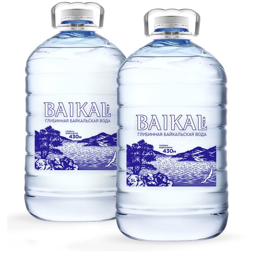 Природная питьевая вода Байкальская глубинная BAIKAL430, ПЭТ, без вкуса, 6 шт. по 0.85 л