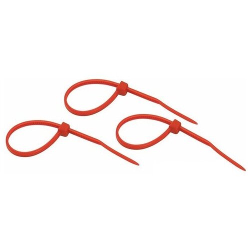 Хомут нейлоновый кабельная стяжка Rexant 07-0156-25 красный 150 х 25 мм 25 штук 1500₽
