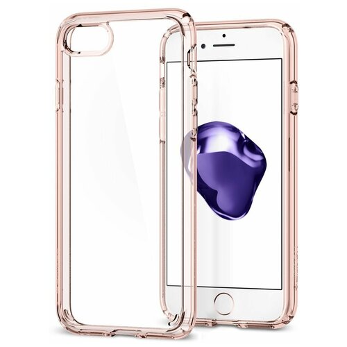 Гибридный чехол SPIGEN для iPhone SE (2020) / 7 / 8 - Ultra Hybrid 2 - Розовый - 042CS20924 чехол накладка spigen ultra hybrid 043cs205 для apple iphone 7 plus mint