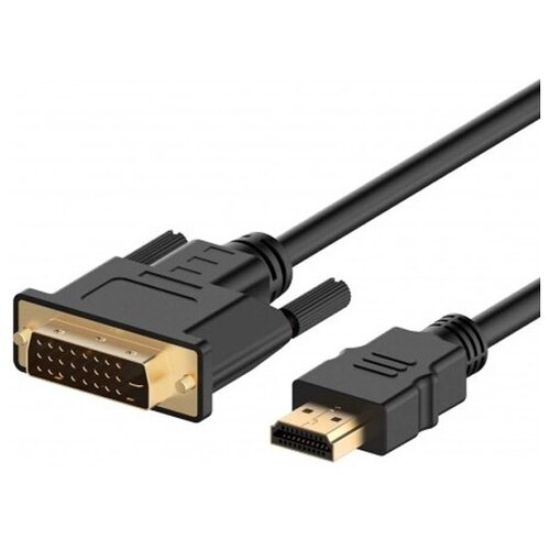 Кабель HDMI - DVI, 2 м, двунаправленный, 1080p, KS-is