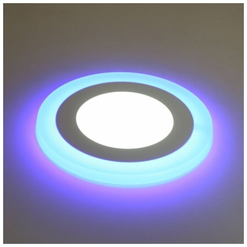 Накладной светильник с подсветкой DLB Smartbuy-18w/3000K+B/IP20 - фотография № 3