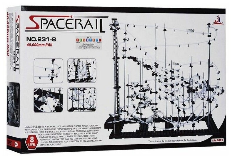 Конструктор динамический Spacerail, 40м, Level 8 - 231-8