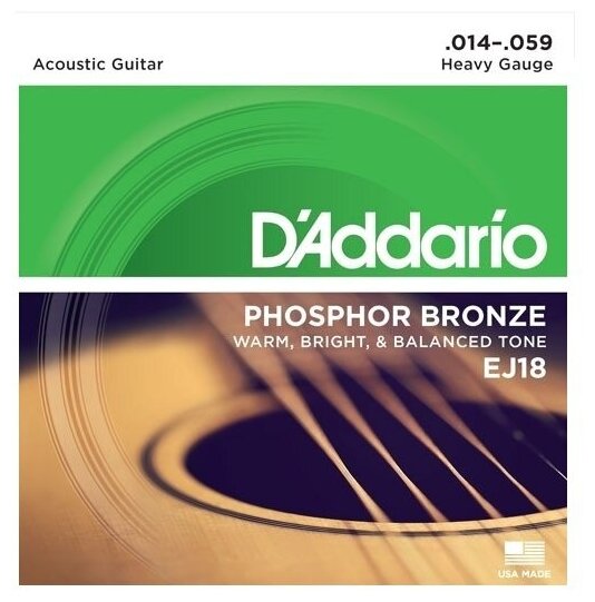 D'Addario EJ18 Струны для акустической гитары