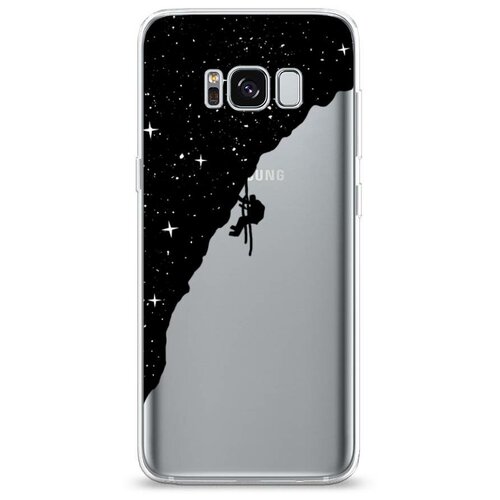 фото Силиконовый чехол "скалолаз в космосе" на samsung galaxy s8 / самсунг галакси с8 case place