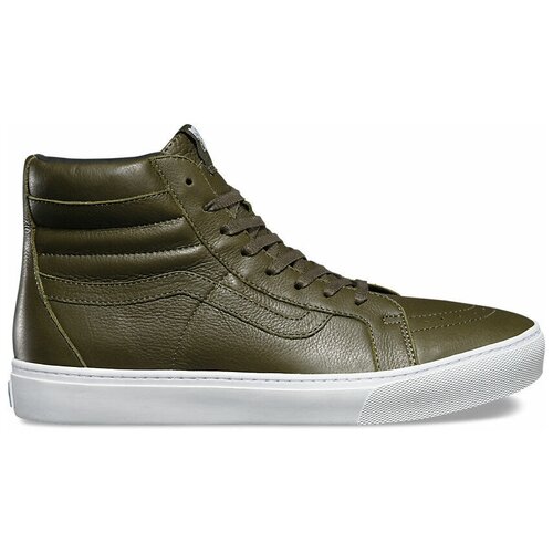 Кожаные кеды Vans Sk8-Hi Cup (Leather) VA2Z5XJYR зеленые (38.5)