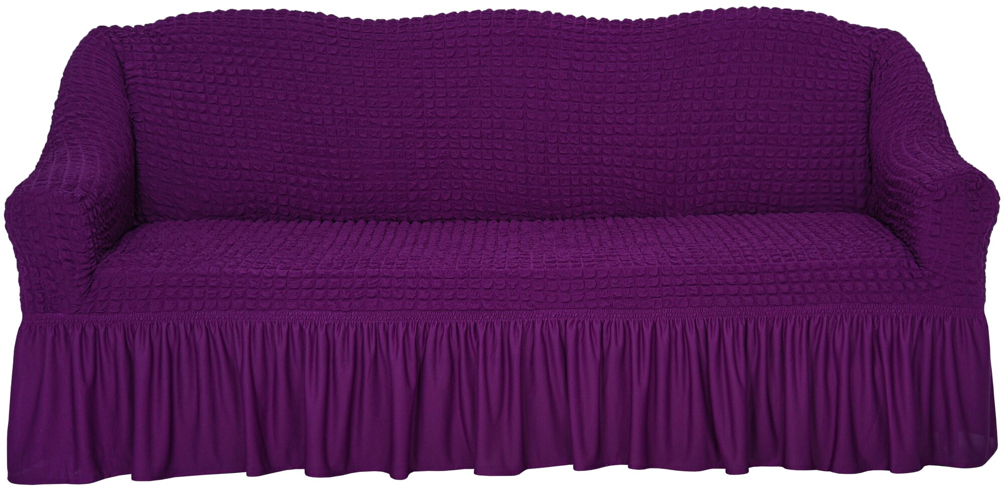 Чехол на диван трехместный универсальный Venera, цвет Фиолетовый