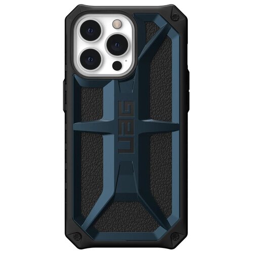 фото Чехол uag monarch series case для iphone 13 pro тёмно-синий (mallard)