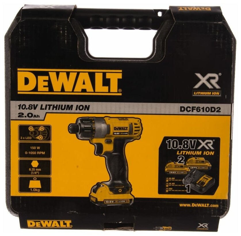 Аккумуляторный шуруповерт DeWALT DCF610D2 - фотография № 3