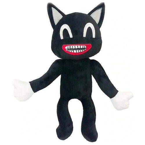 Мягкая игрушка Panawealth Inter Holdings Cartoon Cat, 23 см, черный мягкая игрушка сиреноголовый cartoon cat картун кэт 25 см