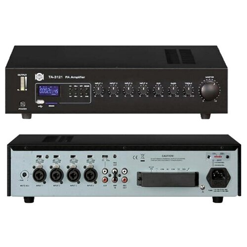 Show TA-3121 Трансляц. система 120 Вт, 25/70/100В, 4Line/mic+2AUX, MP3 плеер .