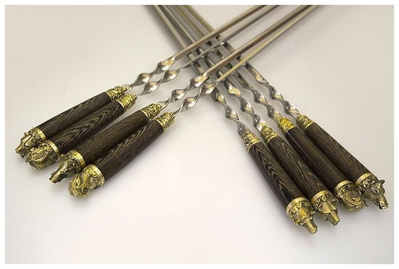 Набор шампуров без чехла - Звери — фото 1