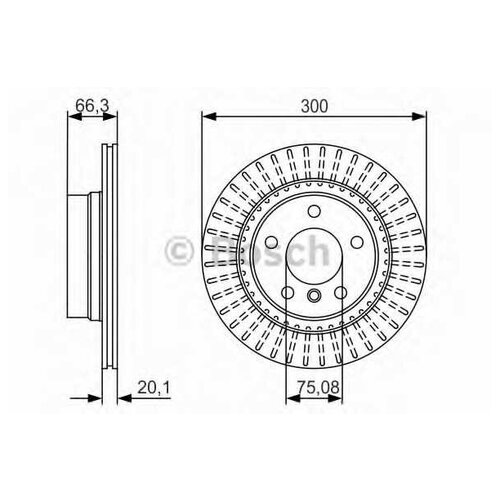 BOSCH 0986479044 Тормозные диски