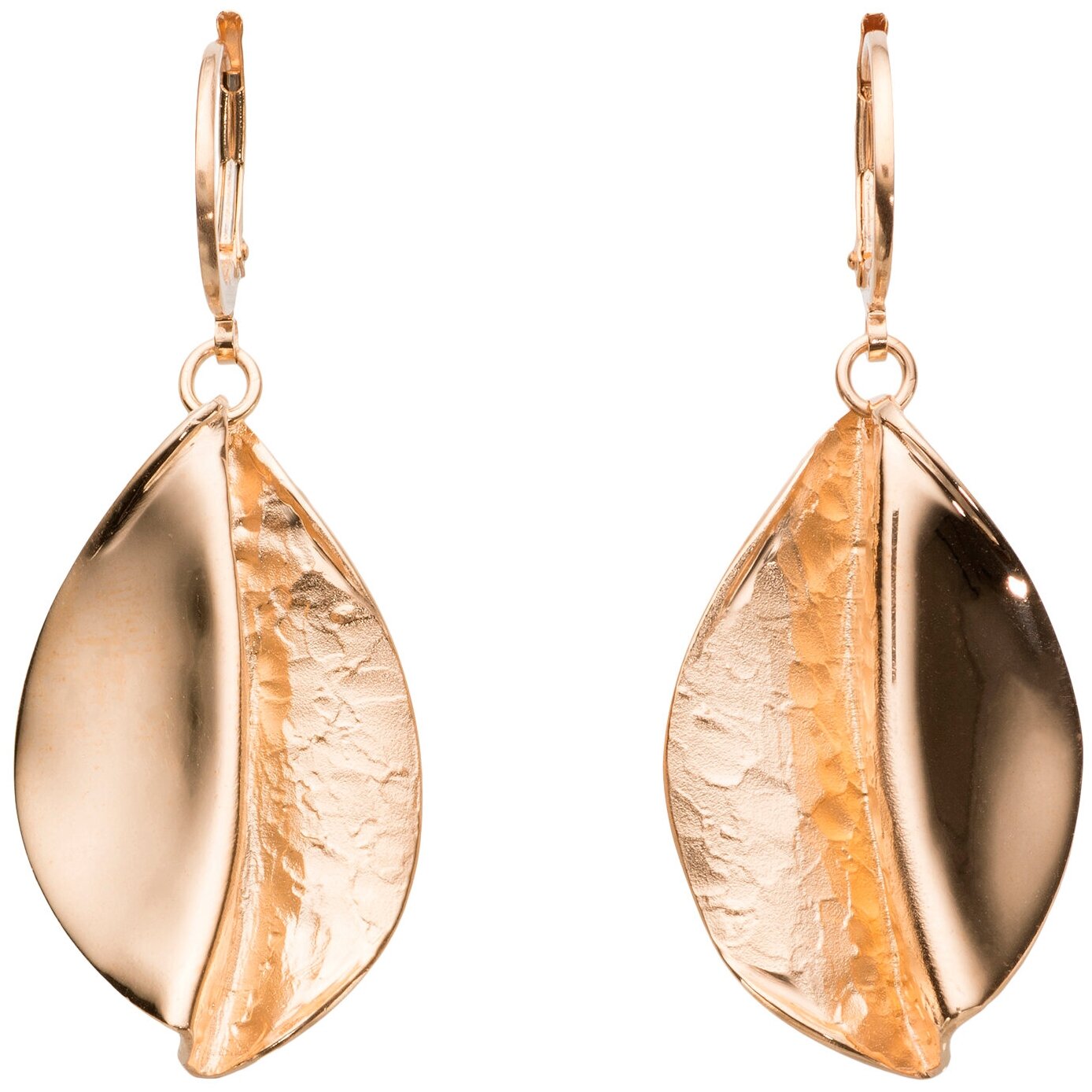 Серьги с подвесками, серебро, 925 проба, золочение