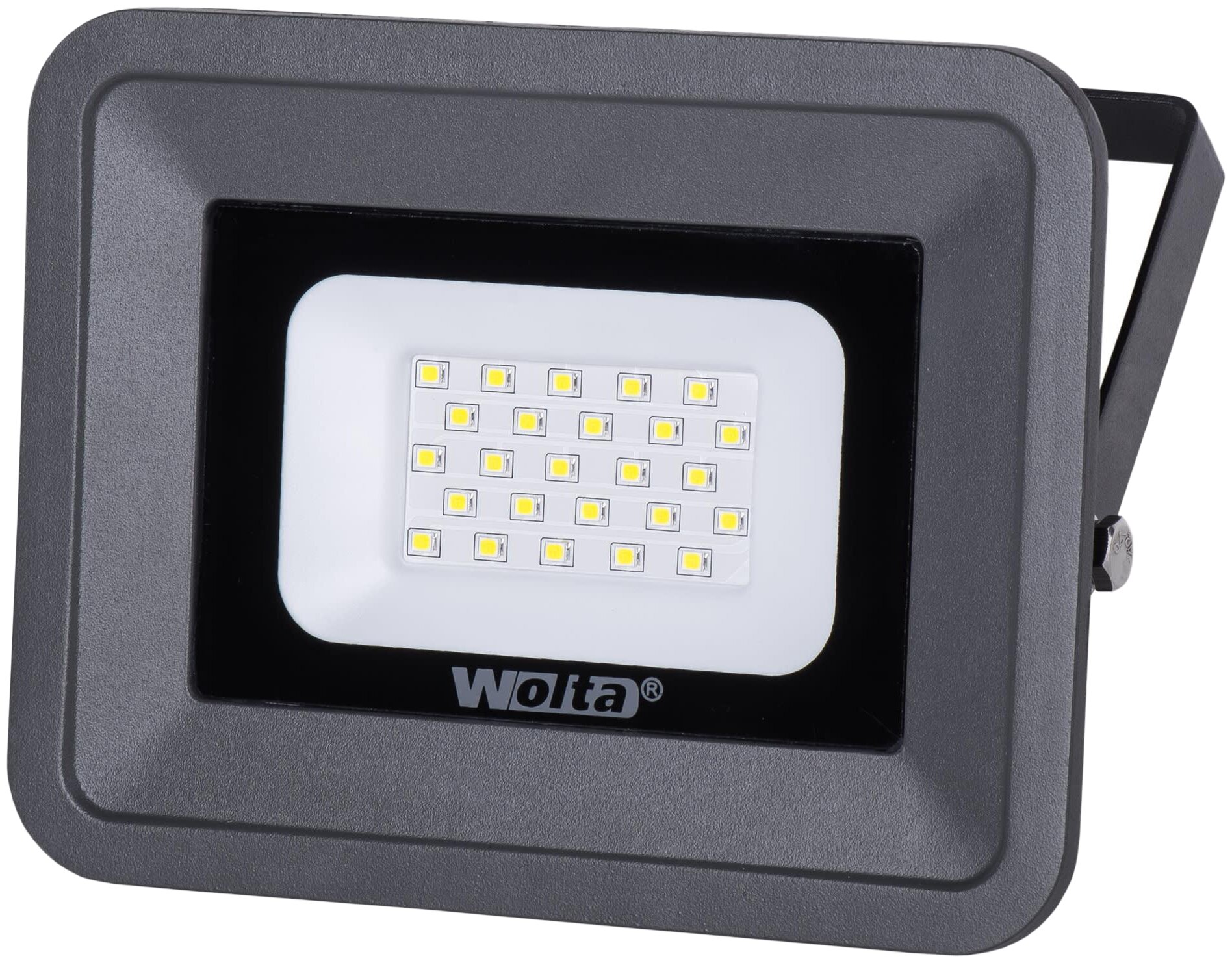 Светодиодный прожектор WFL-20W/06, 5500K, 20 W SMD, IP 65,цвет серый, слим