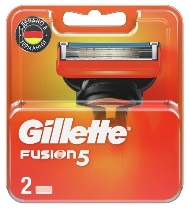 Сменные кассеты Gillette Fusion, 2 шт