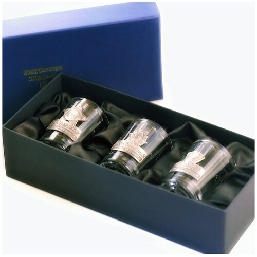 Подарочный набор 3 гранёные стопки Октябрёнок Пионер Комсомолец 3900₽