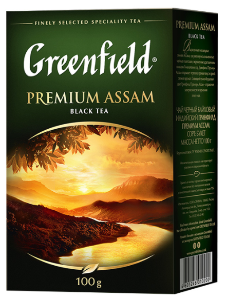 Чай черный листовой Greenfield Premium Assam, 100 г - фотография № 3