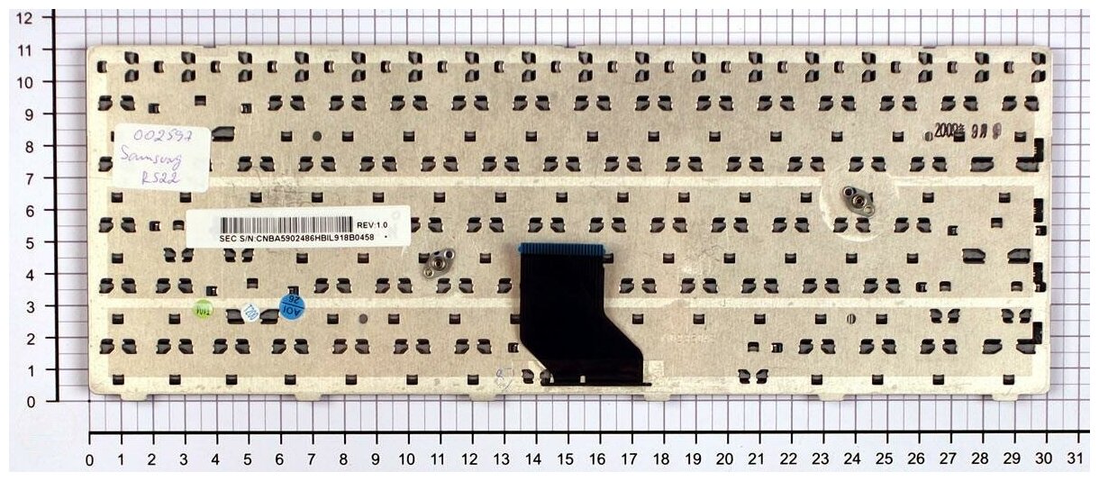 Клавиатура для ноутбука Samsumg R522-FS0A черная