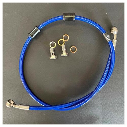 Армированный шланг тормозной для Yamaha WR250F Motorcross 2005-2006 Оригинальное расположение, один шланг