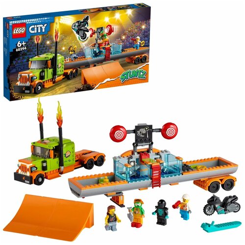 Конструктор LEGO CITY Stunt Грузовик для шоу каскадёров 60294-L