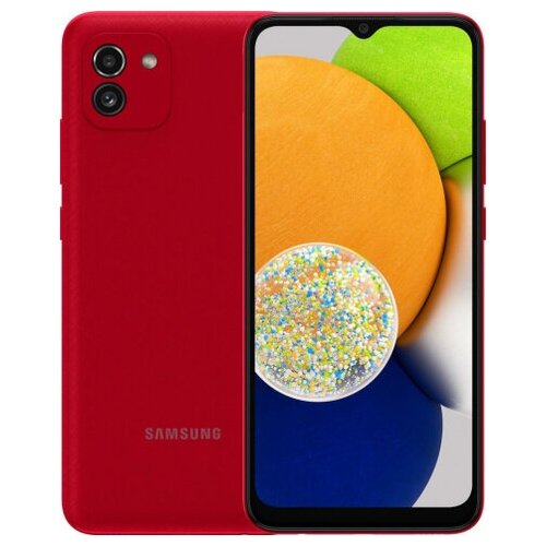 фото Смартфон samsung galaxy a03 4/64 гб ru, красный