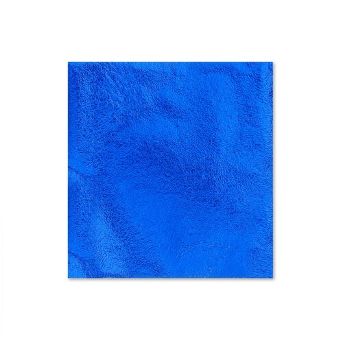 Поталь для золочения в листах 8,5 X 8,5 см 5 листов Синий