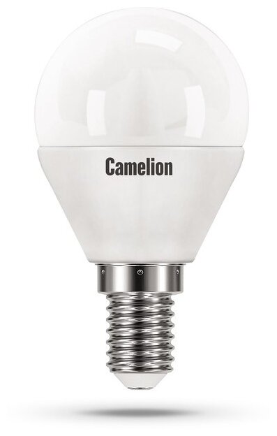 Упаковка 10 шт. Лампа светодиодная Camelion 12029, E14, G45, 5Вт