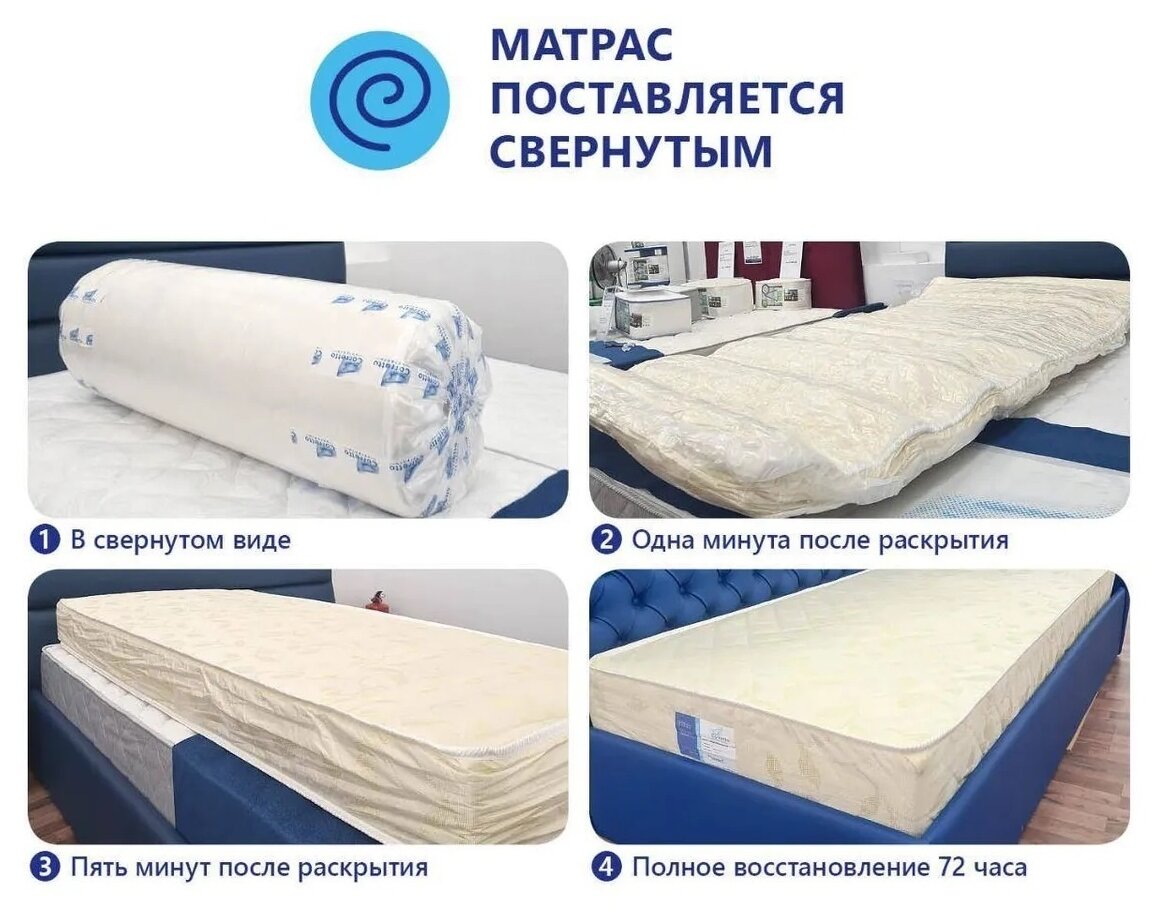 Матрас Corretto Roll Chip 80х180 см