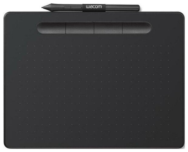 Графический планшет Wacom Intuos M CTL-6100K-B USB черный