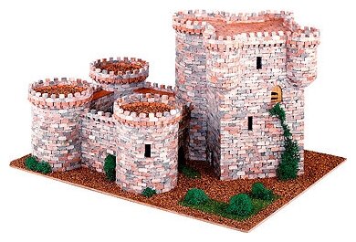 Сборная модель от Domus Kits (Испания), Средневековый замок №3, М.1:87