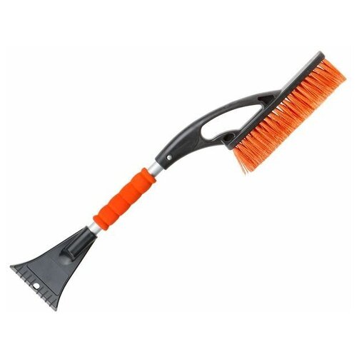 Щетка для снега 61см со скребком STARTUL MASTER (ST9080-04) (щетка-сметка снеговая)