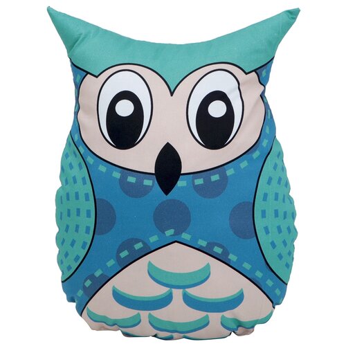 Подушка декоративная VamVigvam Owl, 35x25 см, blue