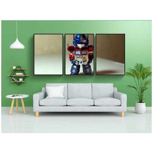 фото Набор модулных постеров для интерьера "небольшой, игрушка, фигурка" 60x90 см. в тубусе, без рамки lotsprints