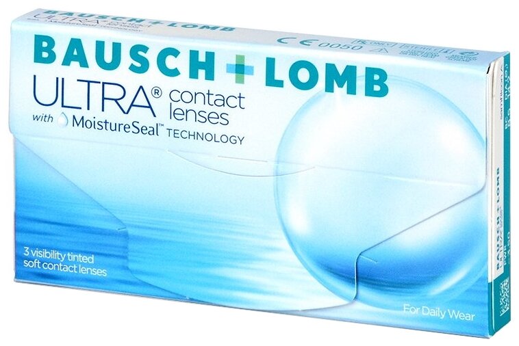 Контактные линзы Bausch & Lomb Ultra, 3 шт., R 8,5, D -1,5