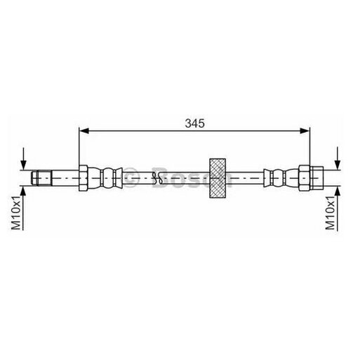 Шланг Тормозной Передний Bosch арт. 1 987 481 816