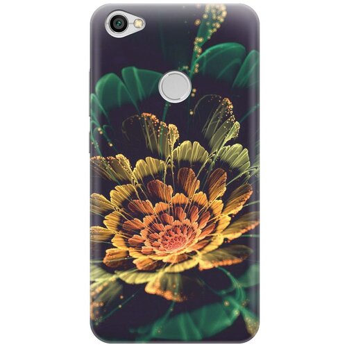 фото Re:paчехол - накладка artcolor для xiaomi redmi note 5a prime с принтом "красивый цветок"