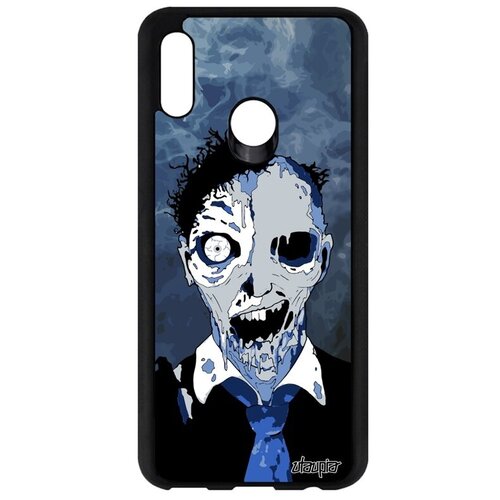 фото Простой чехол для смартфона // huawei p smart 2019 // "зомби" фантом хэллоуин, utaupia, голубой