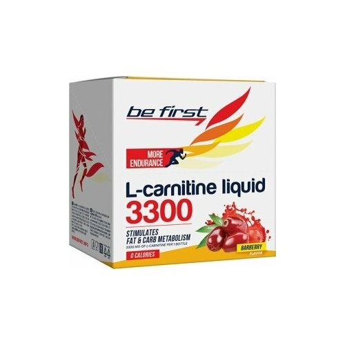 фото Л-карнитин в ампулах be first l-carnitine 3300 барбарис 20*25 мл 20*25 мл