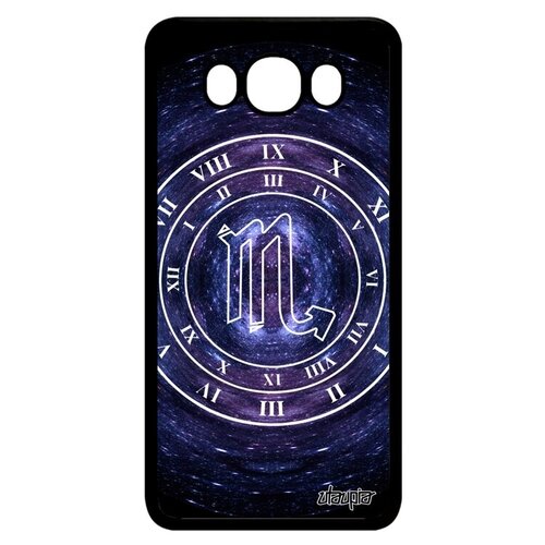 фото Ударопрочный чехол на телефон // galaxy j7 2016 // "зодиак скорпион" знак zodiac, utaupia, синий