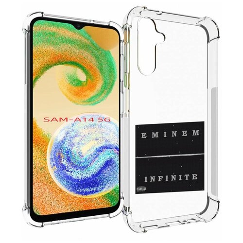 Чехол MyPads Eminem INFINITE для Samsung Galaxy A14 4G/ 5G задняя-панель-накладка-бампер