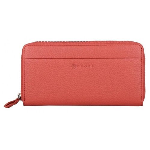 Cross Leather AC3138287_5-127 Кошелёк cross colors coral, кожа наппа, фактурная, цвет коралловый