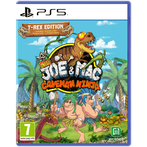 New Joe & Mac - Caveman Ninja. T-Rex Edition (PS4, русские субтитры)