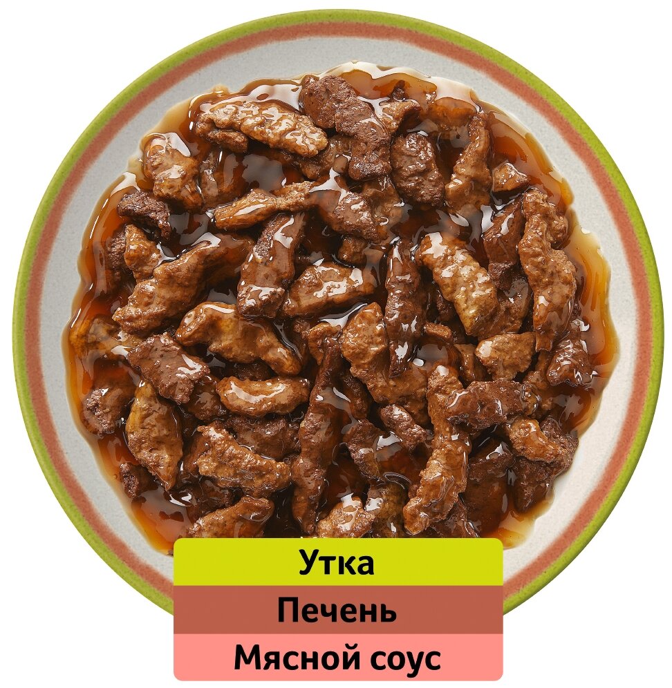 Корм для кошек Whiskas Аппетитный микс мясной соус утка печень 75г - фото №18