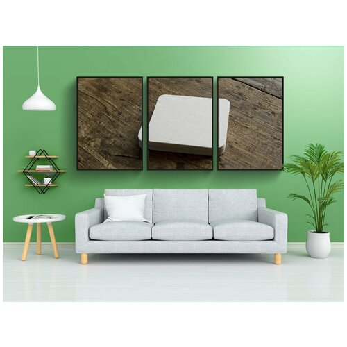 фото Набор модулных постеров для интерьера "подставки под пиво, пустой, напиток" 60x90 см. в тубусе, без рамки lotsprints