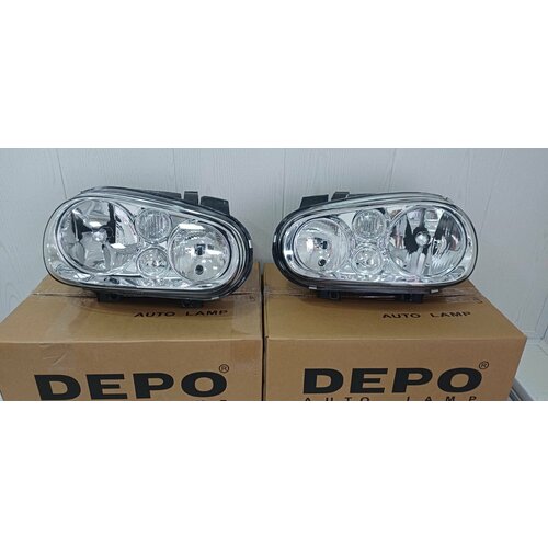 Фары фольксваген гольф 4 VW GOLF IV с 1997 по 2003 под корректр DEPO