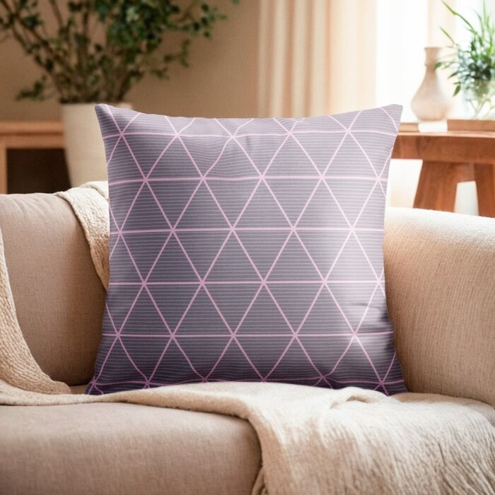 Наволочка декоративная Этель «Геометрия» 40×40 см велюр 100% п/э
