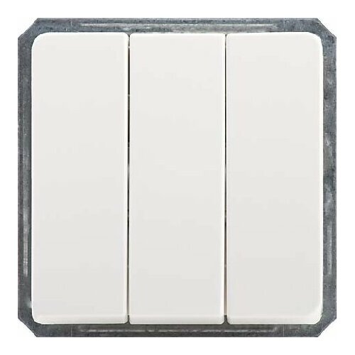 Выключатель 3x1-полюсный скрытого монтажа белый 201100 Elso 4013984141382 19040₽