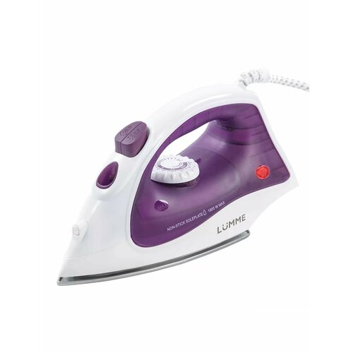 Утюг для глажки паровой с тефлоновой подошвой 1800Вт 868₽