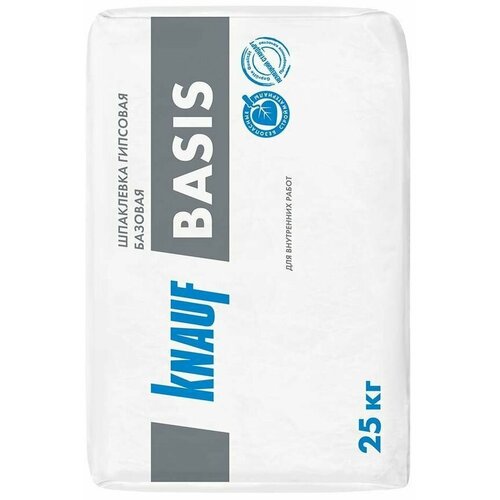 KNAUF Basis шпаклевка гипсовая базовая 25кг 819₽